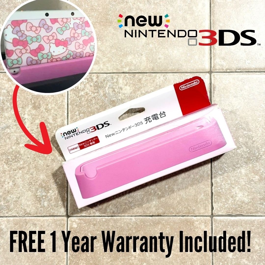 Official NEW Nintendo 3DS Charging Stand Cradle Pink OEM Japan CTR-007 Open Box