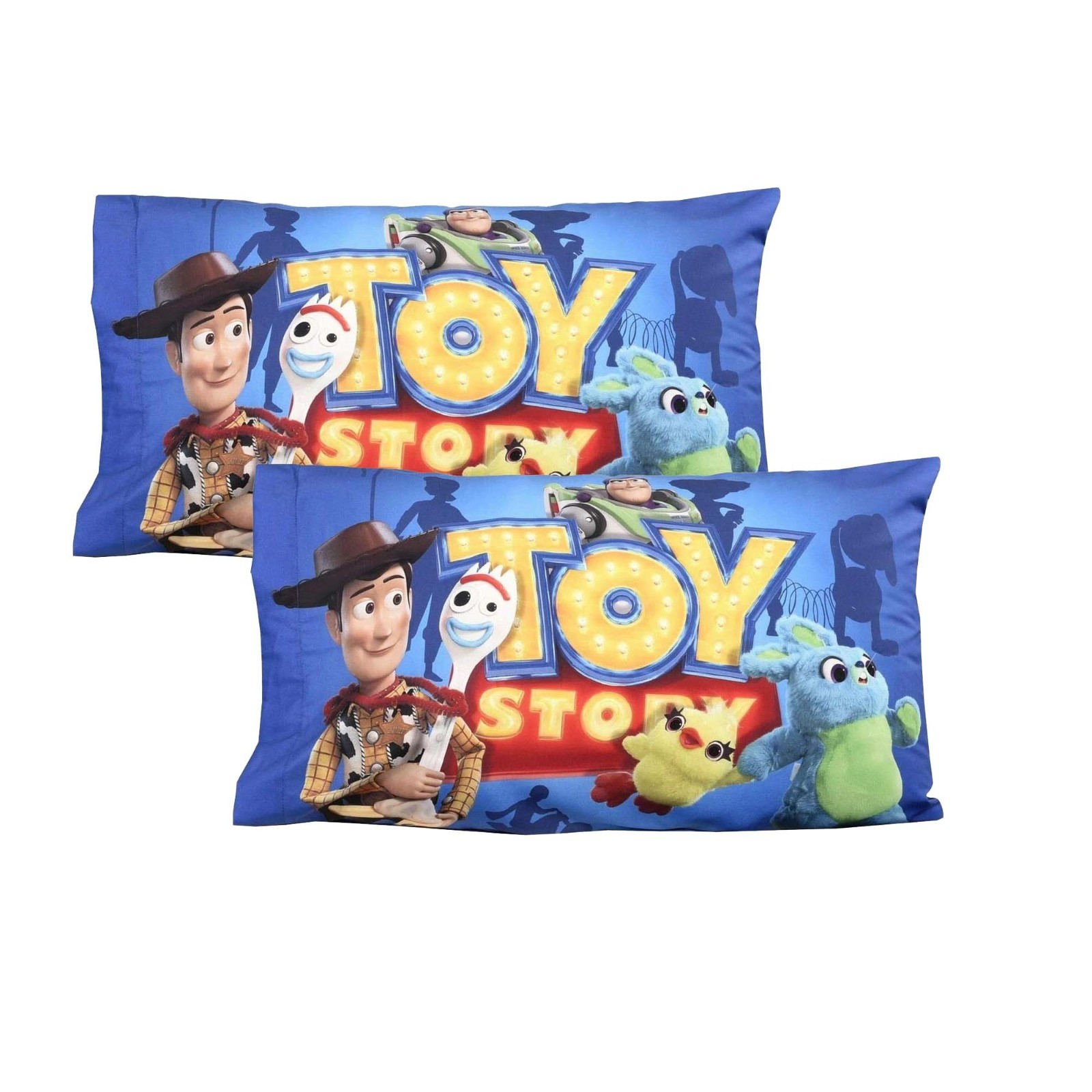 New Disney Pixar Toy Story 4 Standard Pillowcase for Kids 20 x 30 Inch 2 Piece