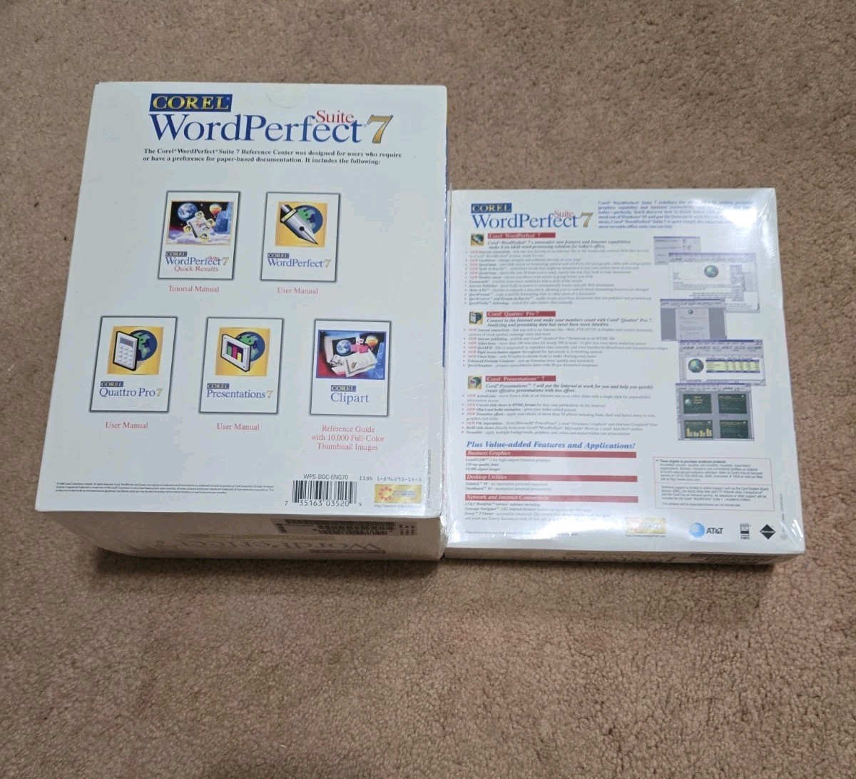 Word perfect suite 7 Corel New Sealed
