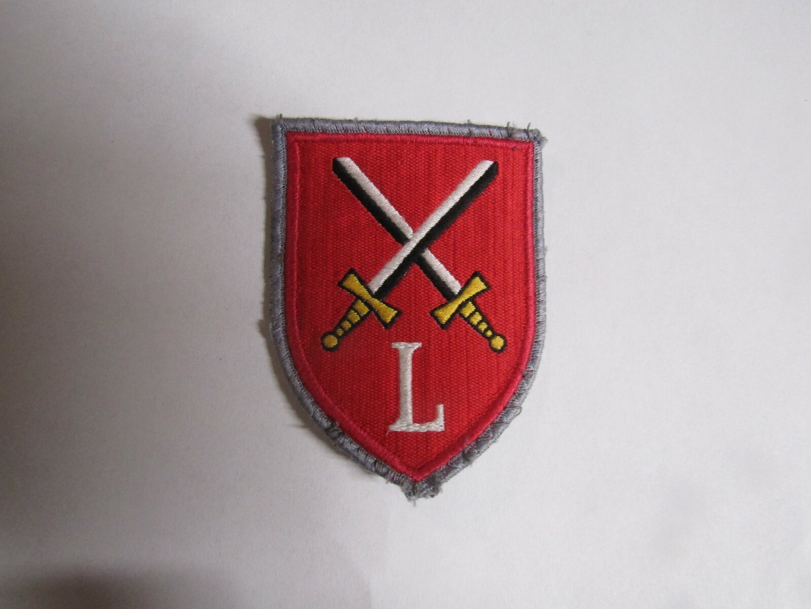 MILITARY PATCH SEW ON FOREIGN GERMAN PANZER ARTILLERY TRAINING SCHOOL L BUNDESWE