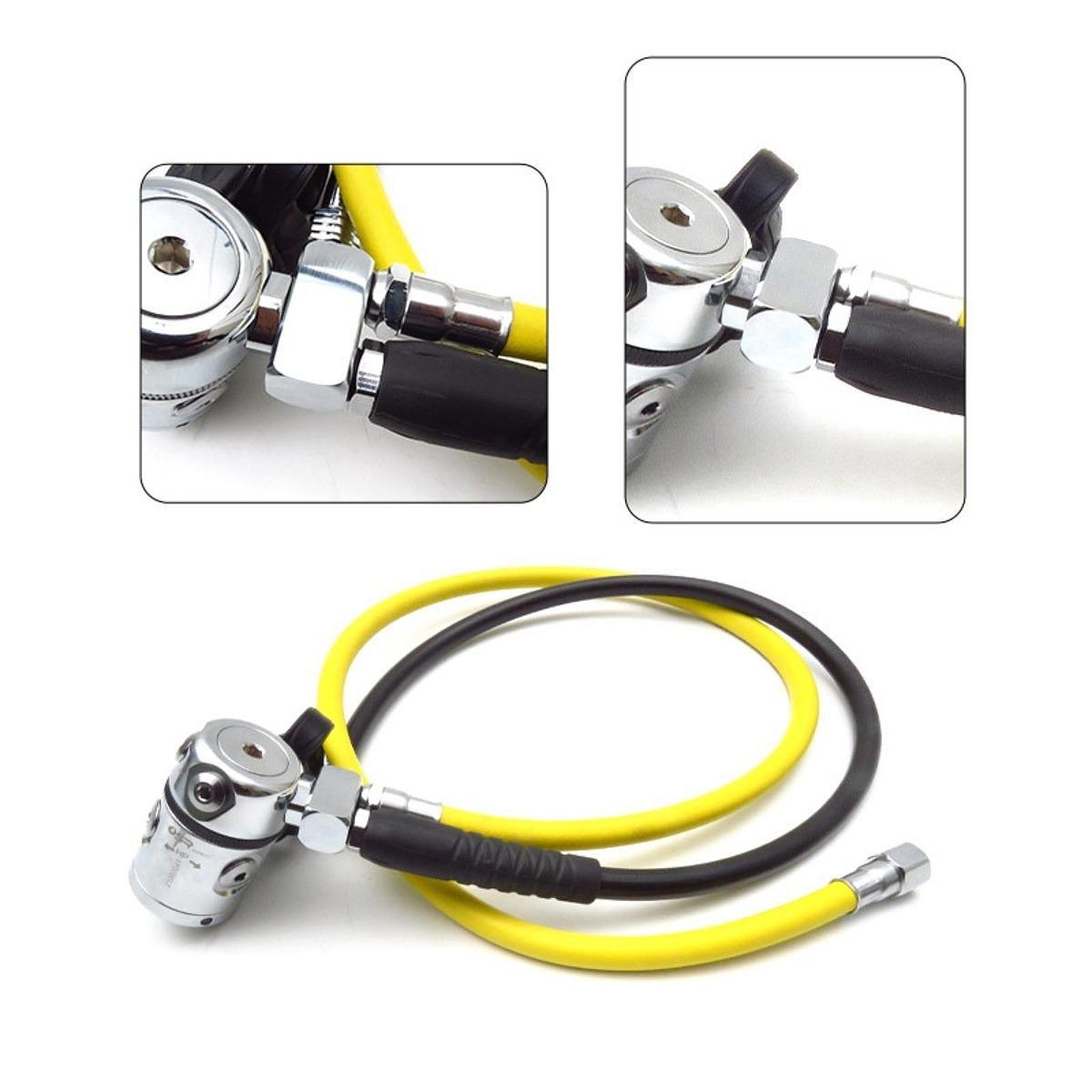 Scuba Diving Thread Adaptor Diving Brass Adapter Quick Installation Sturdy Scuba