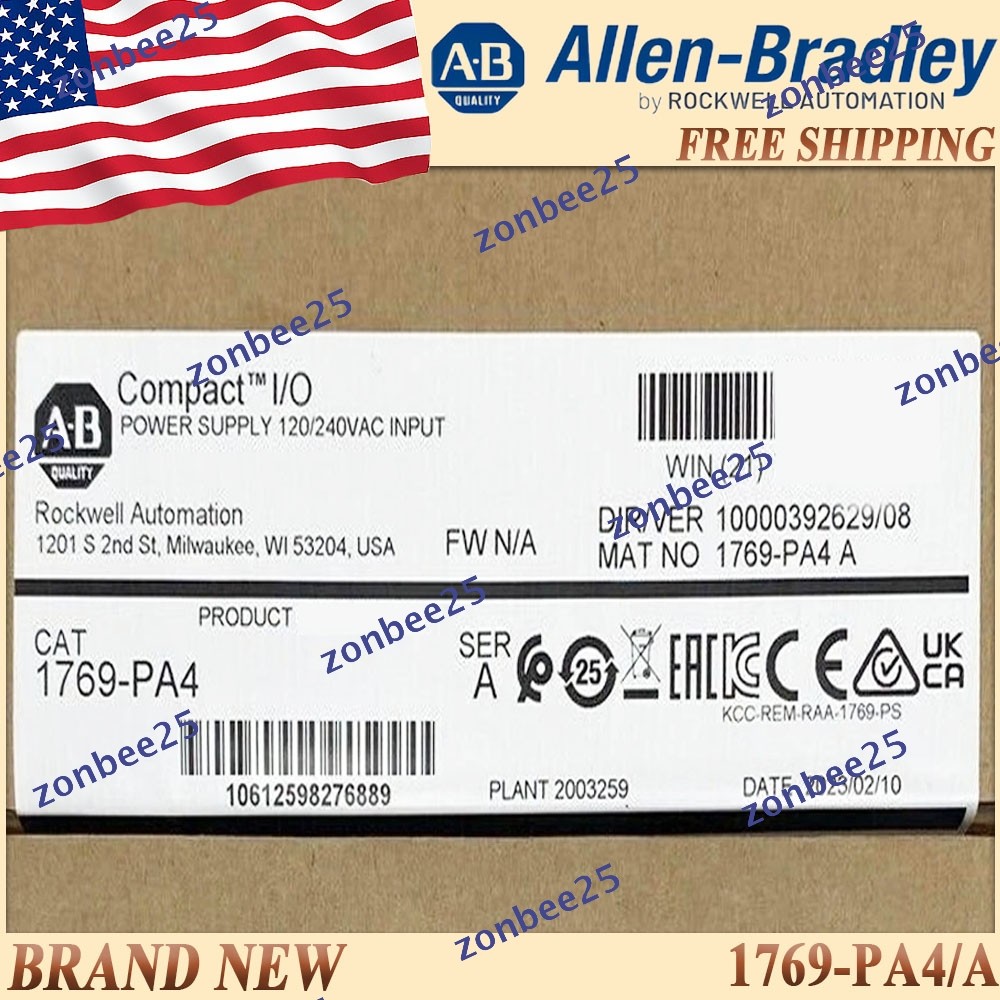 1769-PA4/A Brand New AB CompactLogix Power Supply US Stock Free Ship