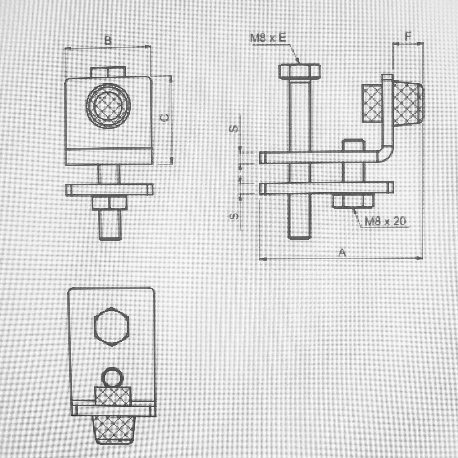 Internal Guide end stop CAIS FINISH 33