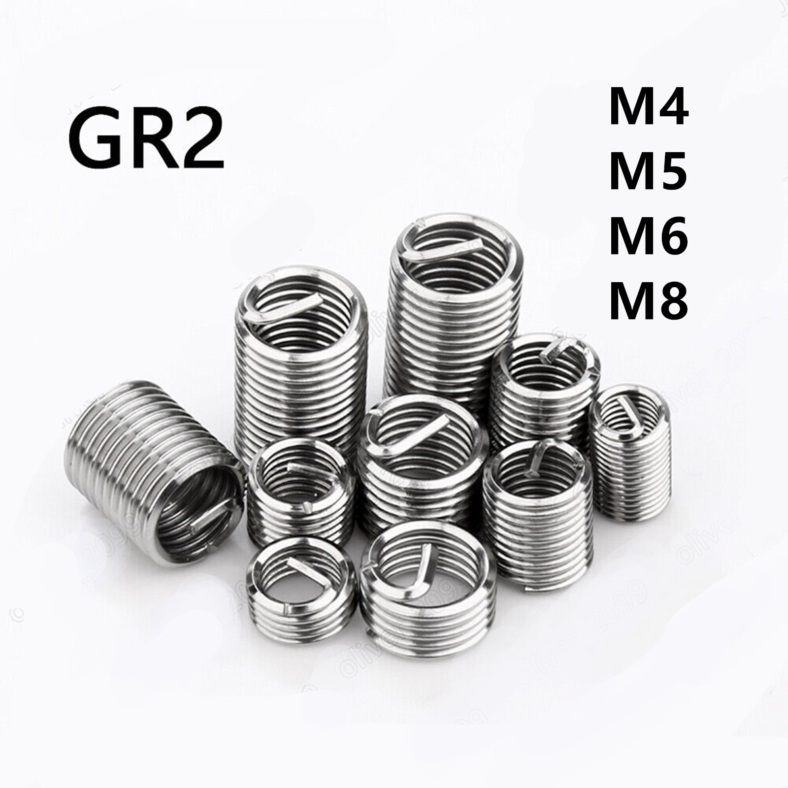 Titanium Helicoil Insert Wire Thread Insert Thread Repair M4 M5 M6 M8