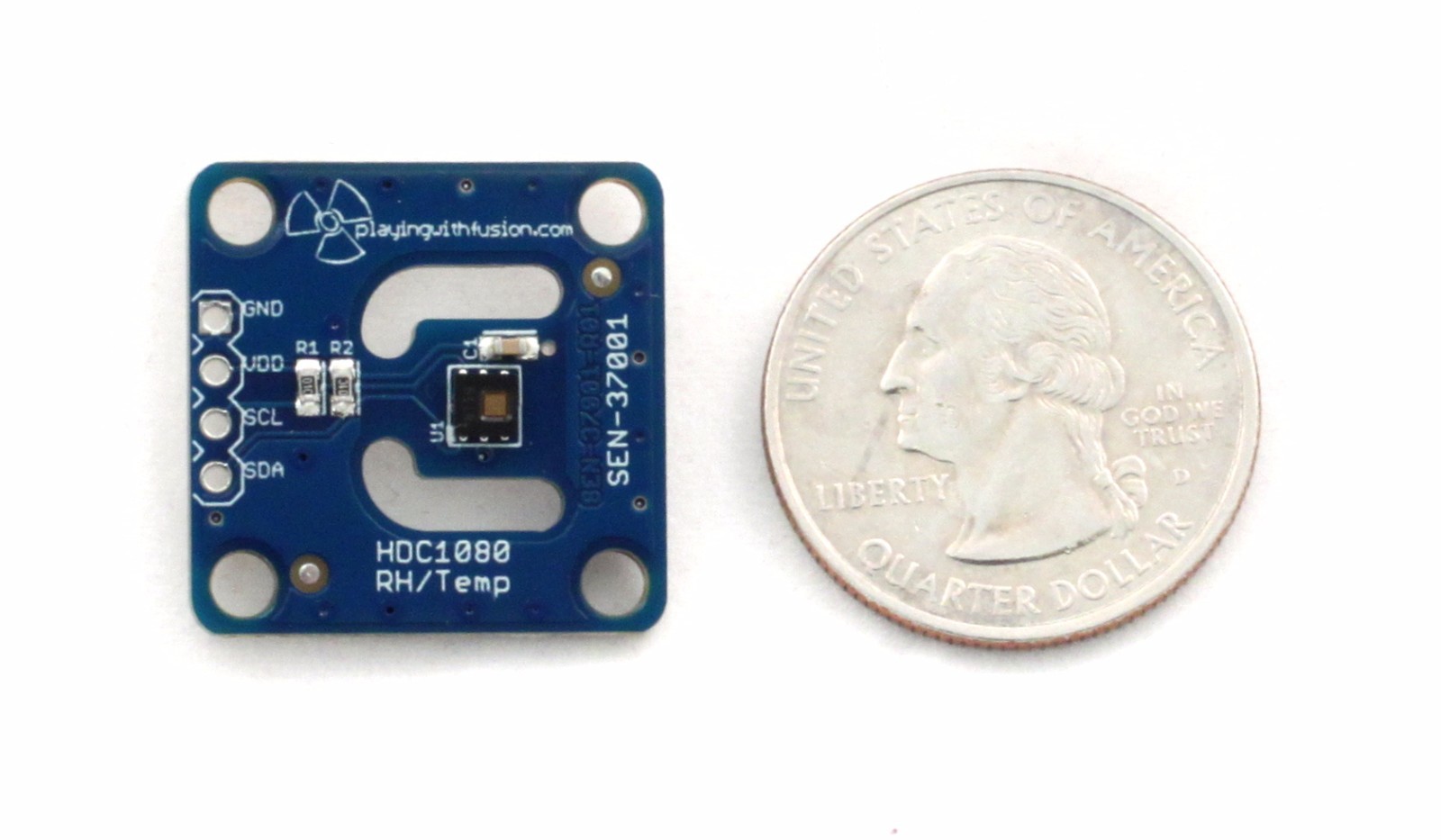 Texas Instruments HDC1080 Precision Humidity and Temperature Sensor Board (3-5V)