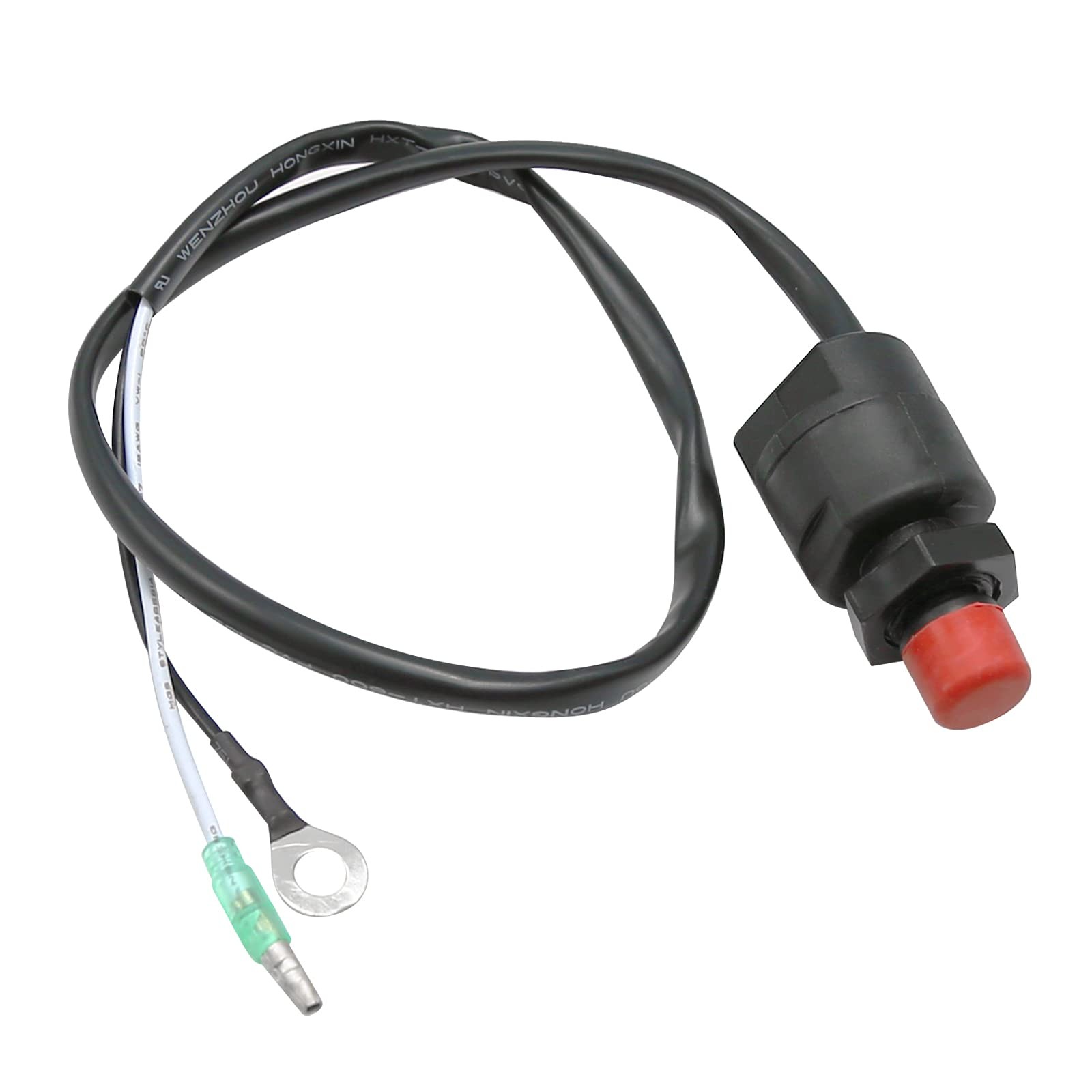 Boat Motor Kill Stop Switch, Handlebar Start Stop Kill Switch Box Aassy & Red