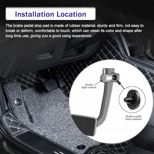 12PCS Car Brake Pedal Stop Pad Replacement OEM# 90541-06036,Car Brake Switch