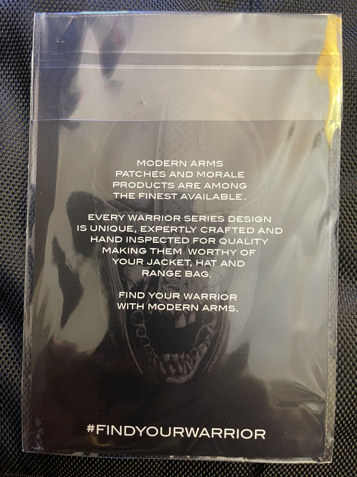 The Viking-Gray Tactical Morale Patch, Modern Arms Embroidered
