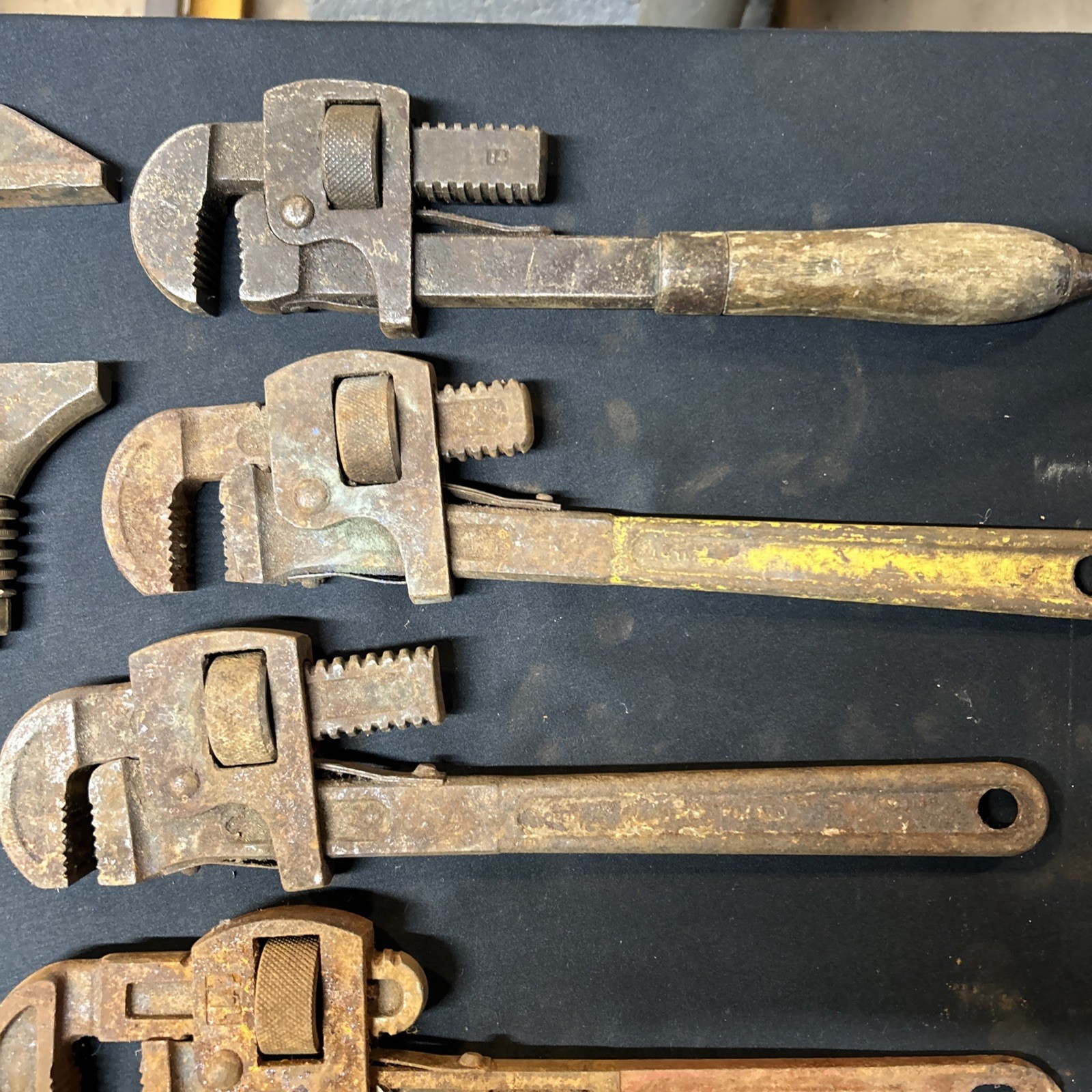 Lot Of 11 Pipe Wrenches