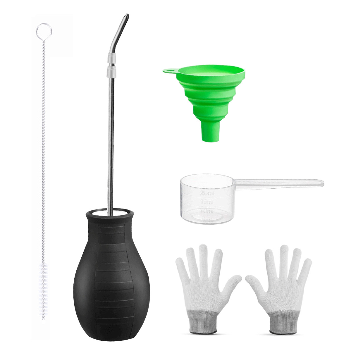 Diatomaceous Earth Powder Duster Handle Extendable Long Tubes from 5'' to 22''