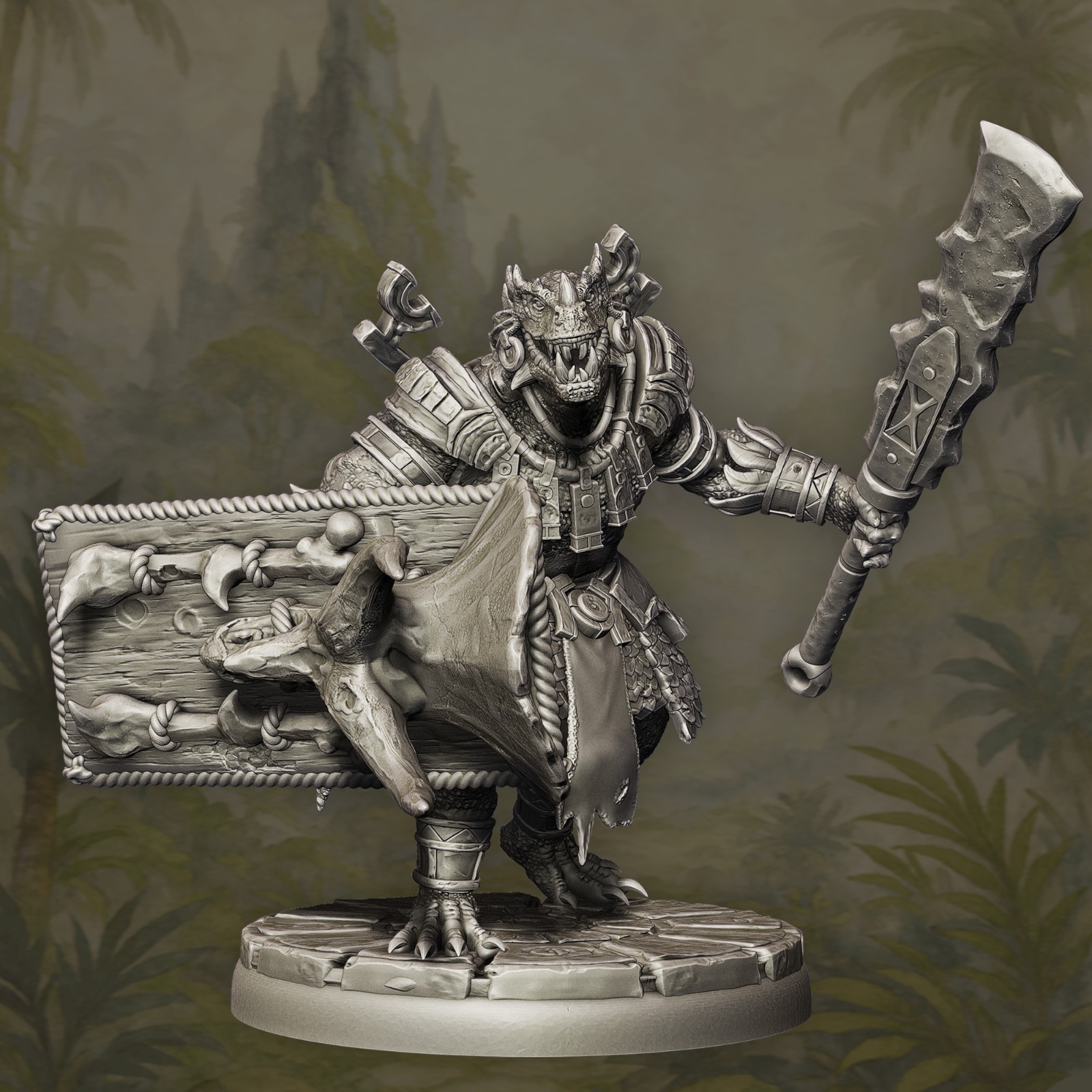 Lizardman Saurian Guardians 28mm fantasy