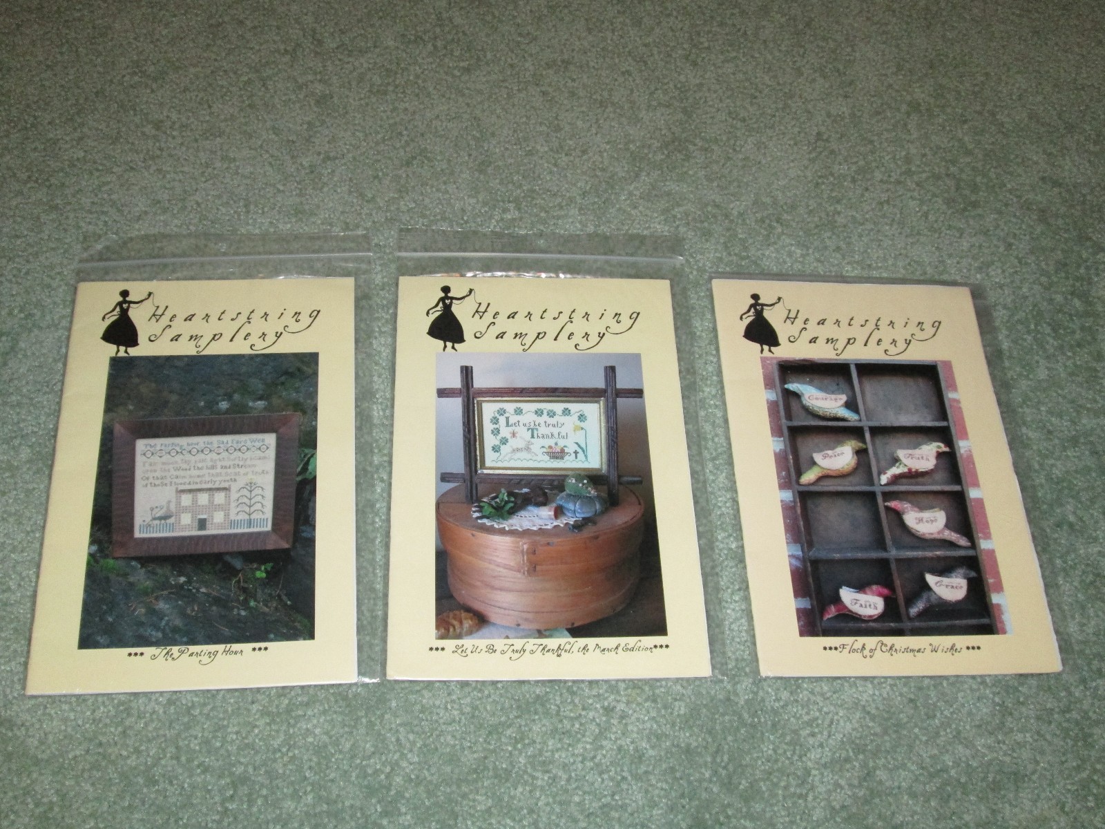 NEW HEARTSTRING SAMPLERY CROSS STITCH CHART PACK : THE PANTING HOUR