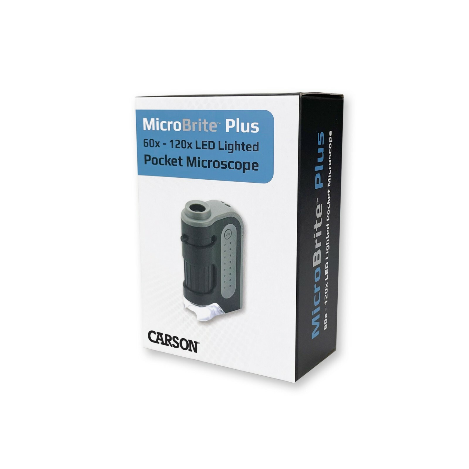 Carson MicroBrite™ Plus 60x-120x LED Lighted Zoom Pocket Microscope MM-300
