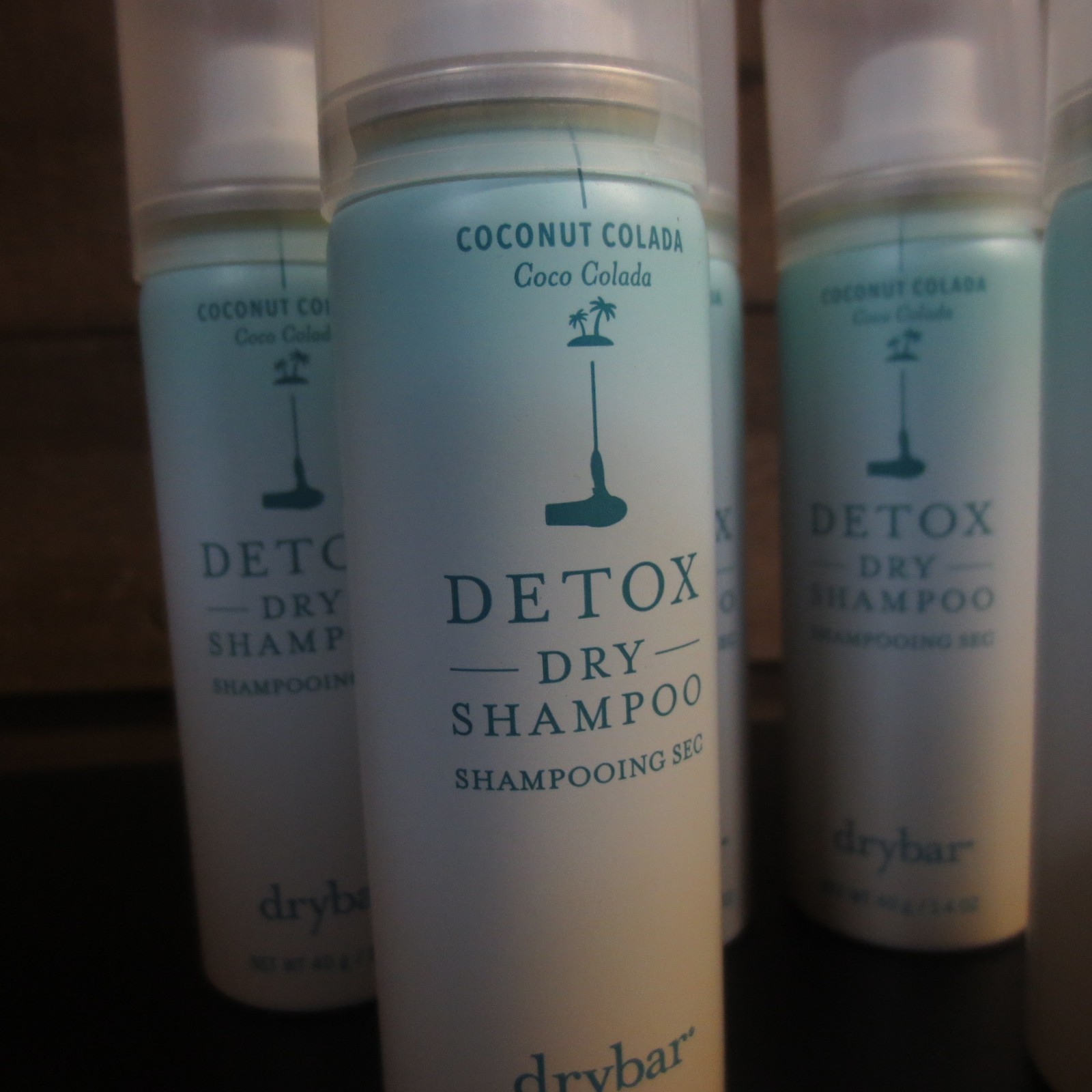 Drybar Detox Dry Shampoo Coconut Colada Scent - 4 CANS - 1.4 OZ EACH