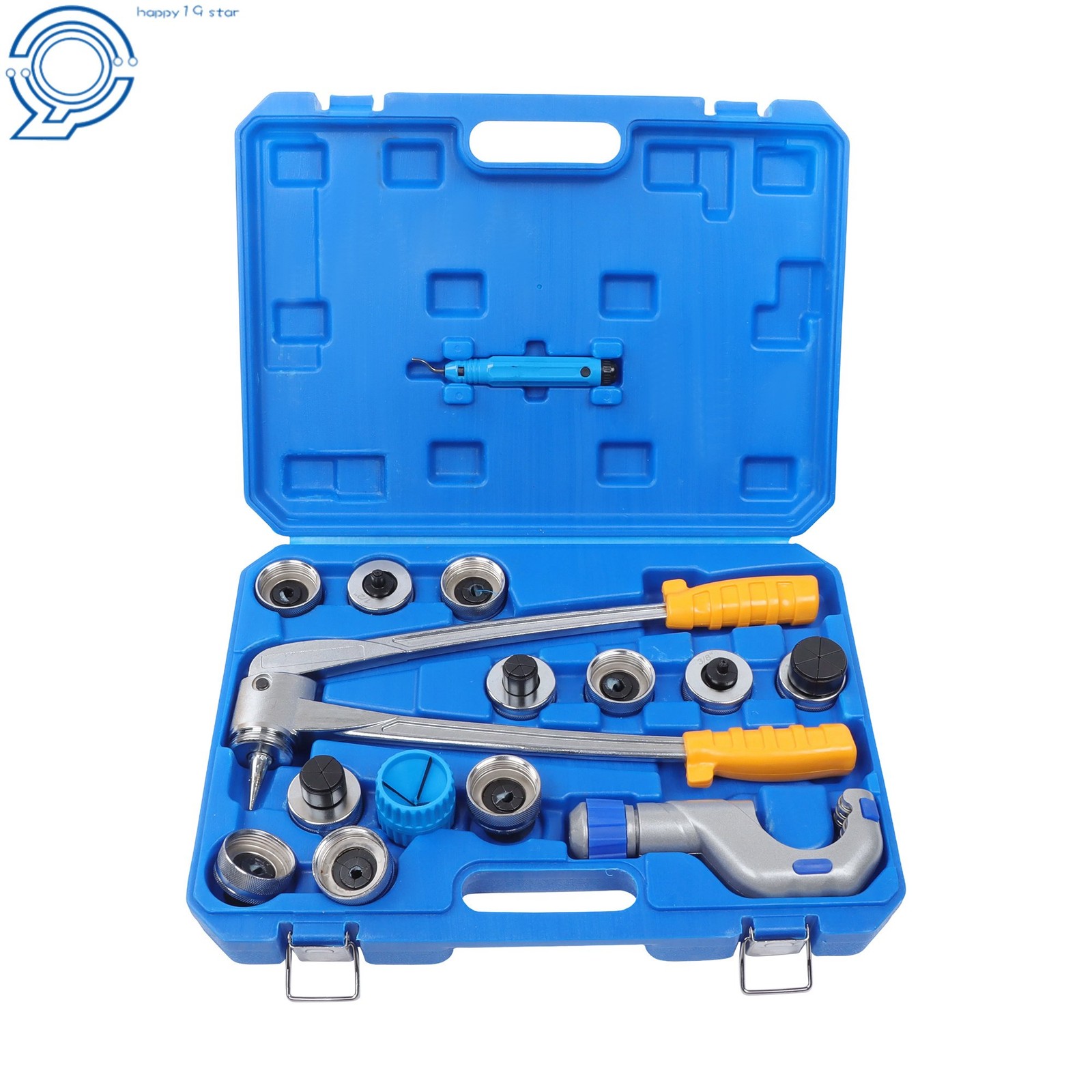 Includes 3/8'' To 1-5/8'' High Quality HVAC Tubing Expander Kit Tube Swaging Set