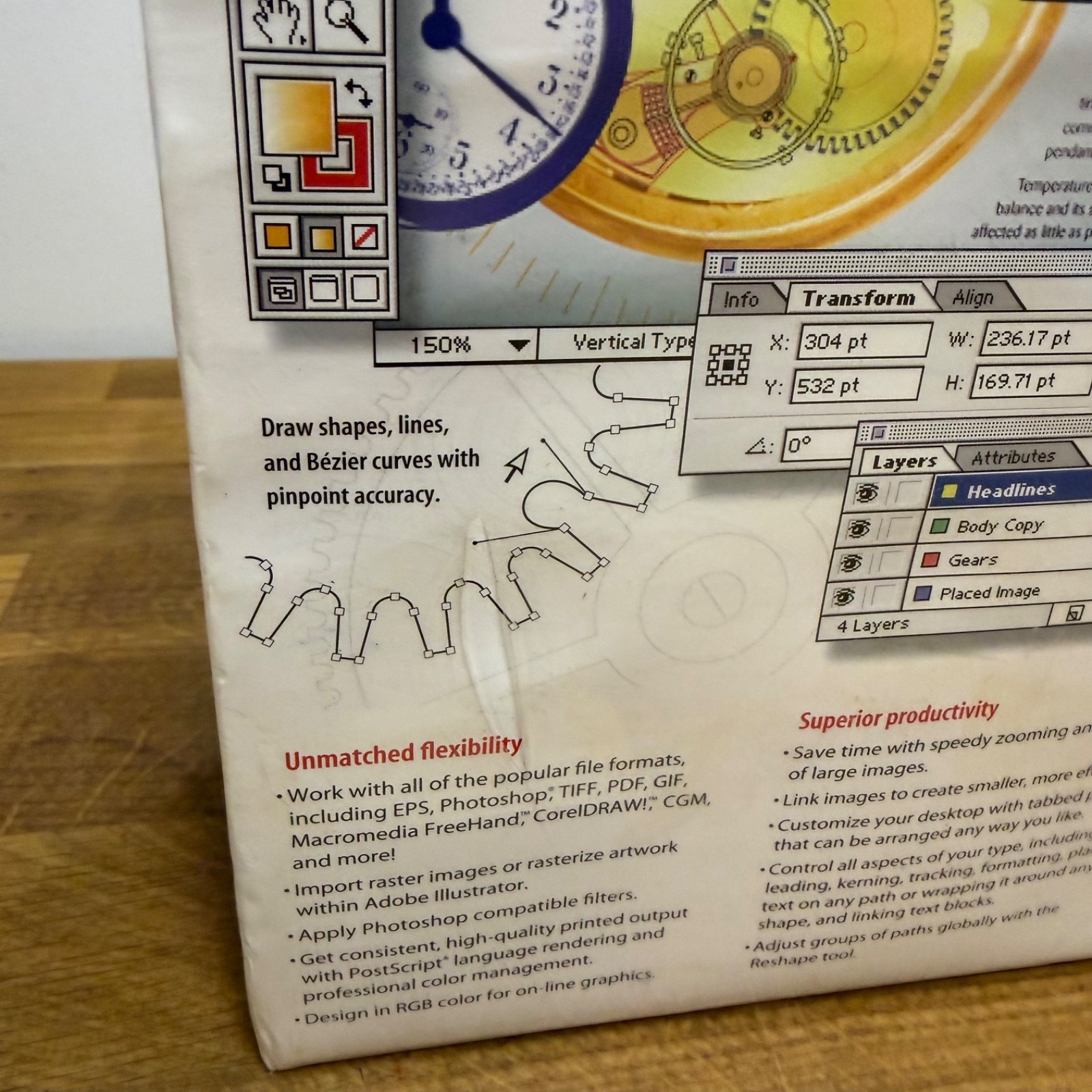 Adobe Illustrator 7.0 (Mac OS) Vintage SEALED Box Damage
