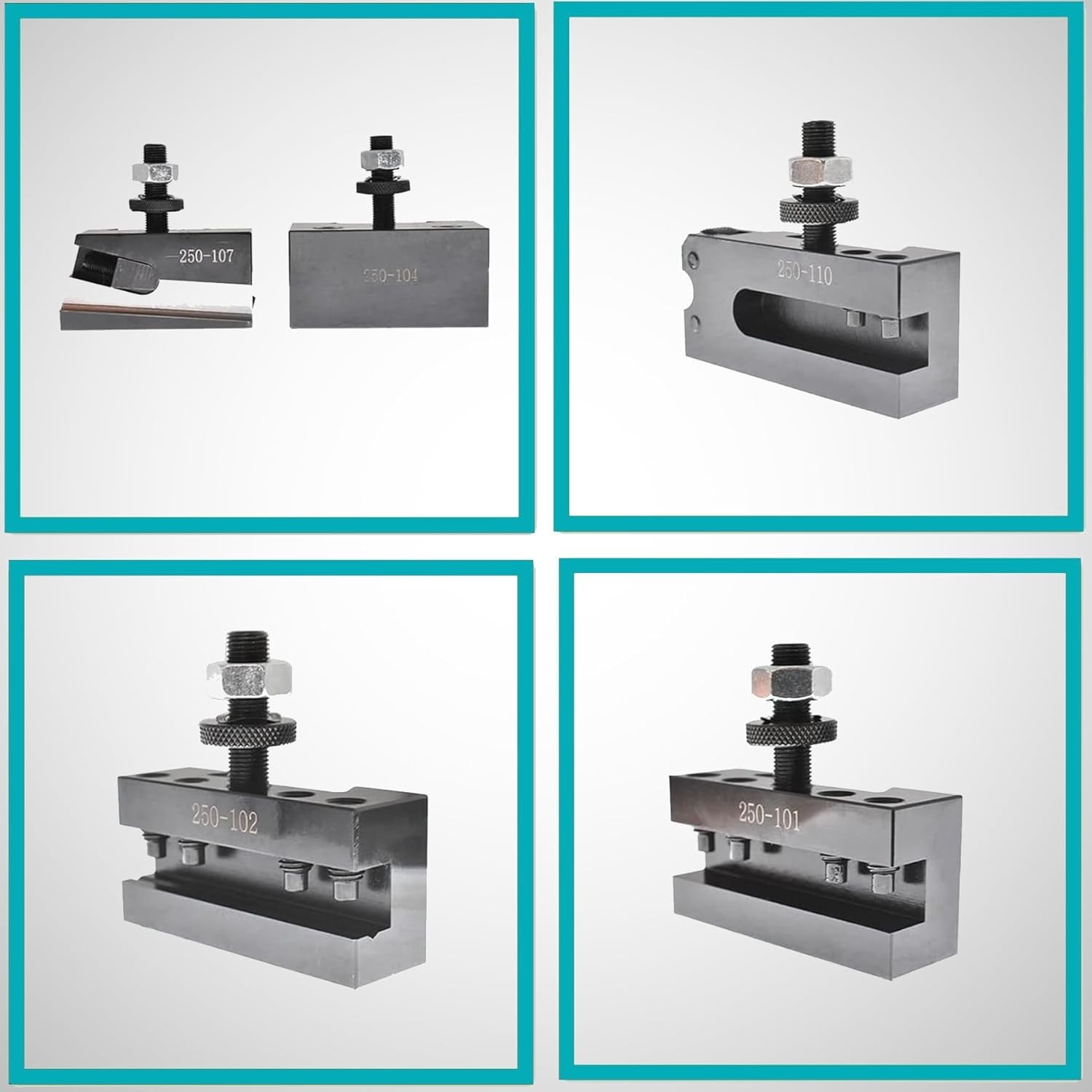 PISTON TYPE QUICK CHANGE TOOLPOST SET AXA 250-100 TOOL POST SET