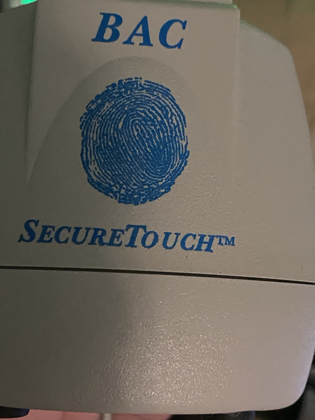 Vintage 1998 Secure Touch Fingerprint Reader From Biometric Access Corp.