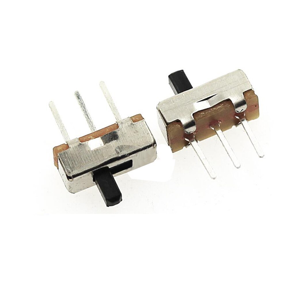 100Pcs SS-12D00G3 2 Position SPDT 1P2T 3 Pin PCB Panel Mini Slide Switch