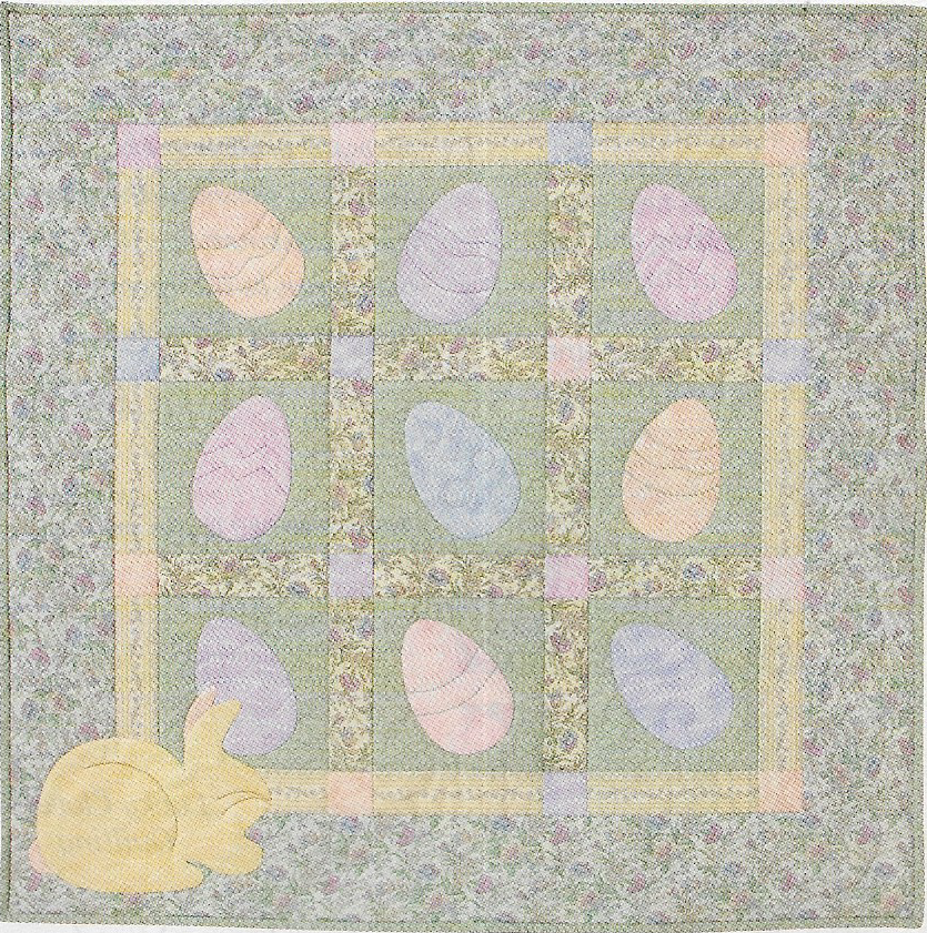 Easter Egg Surprise Wall Quilt quilting pattern instructions