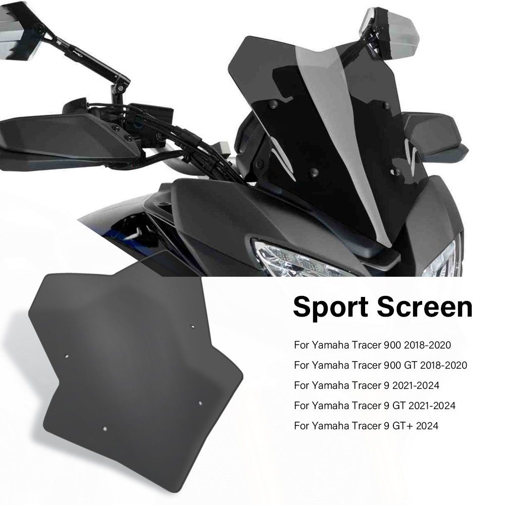 Tracer 9 GT 900 GT Wind shield Deflector For Yamaha Tracer 9 GT+ Sport Screen