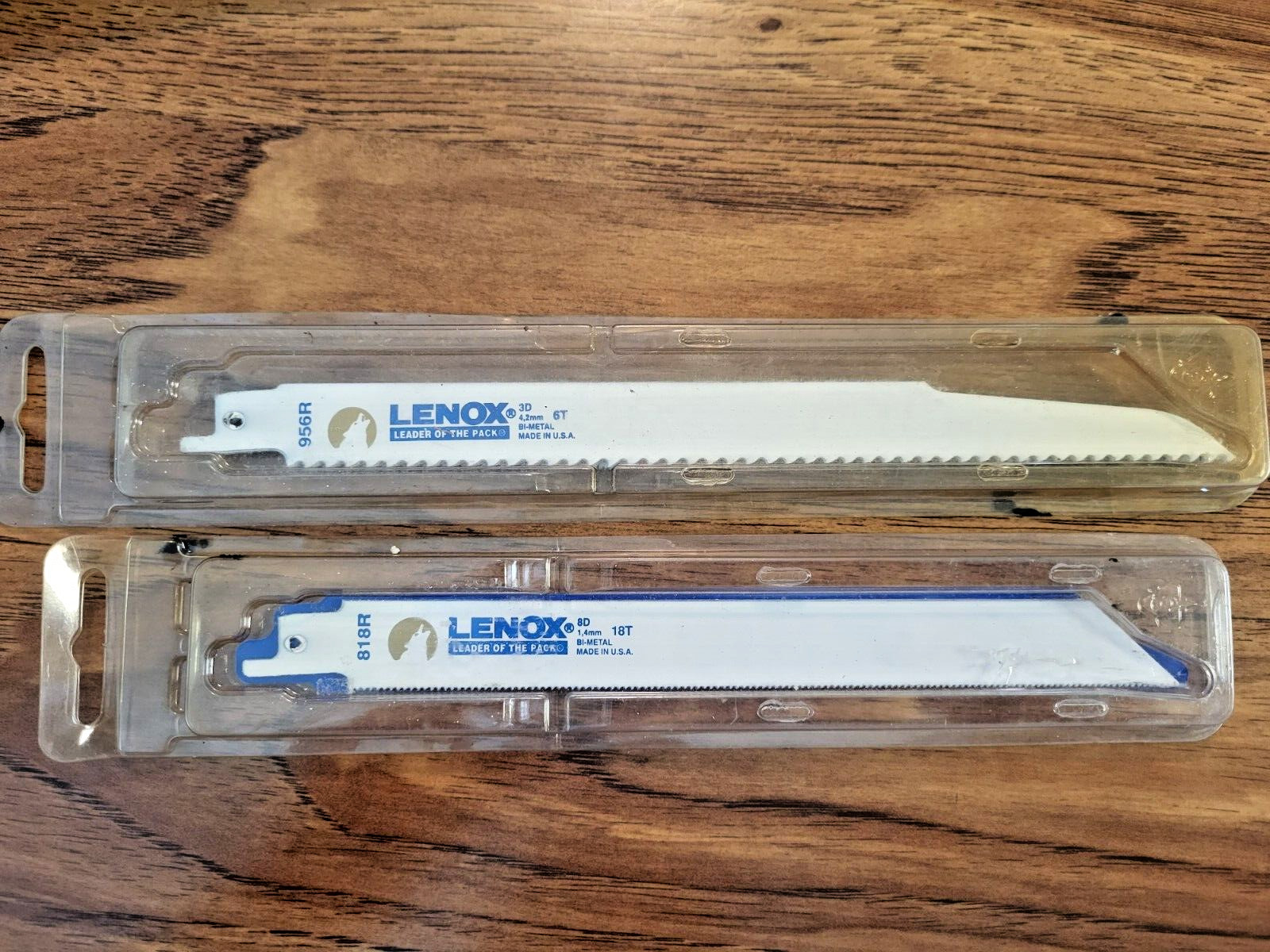 NEW LENOX 956R PACK OF 5- 9" 6 TPI BI METAL RECIPROCATING SAW BLADES w FREE GIFT