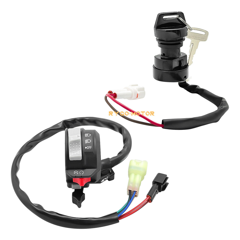Start Stop Switch Headlight & Ignition Key Switch for Yamaha Bruin 250 350 04-06