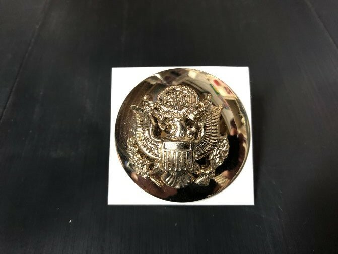 US Army Enlisted Eagle hat badge 1.75" screwback s/b CC