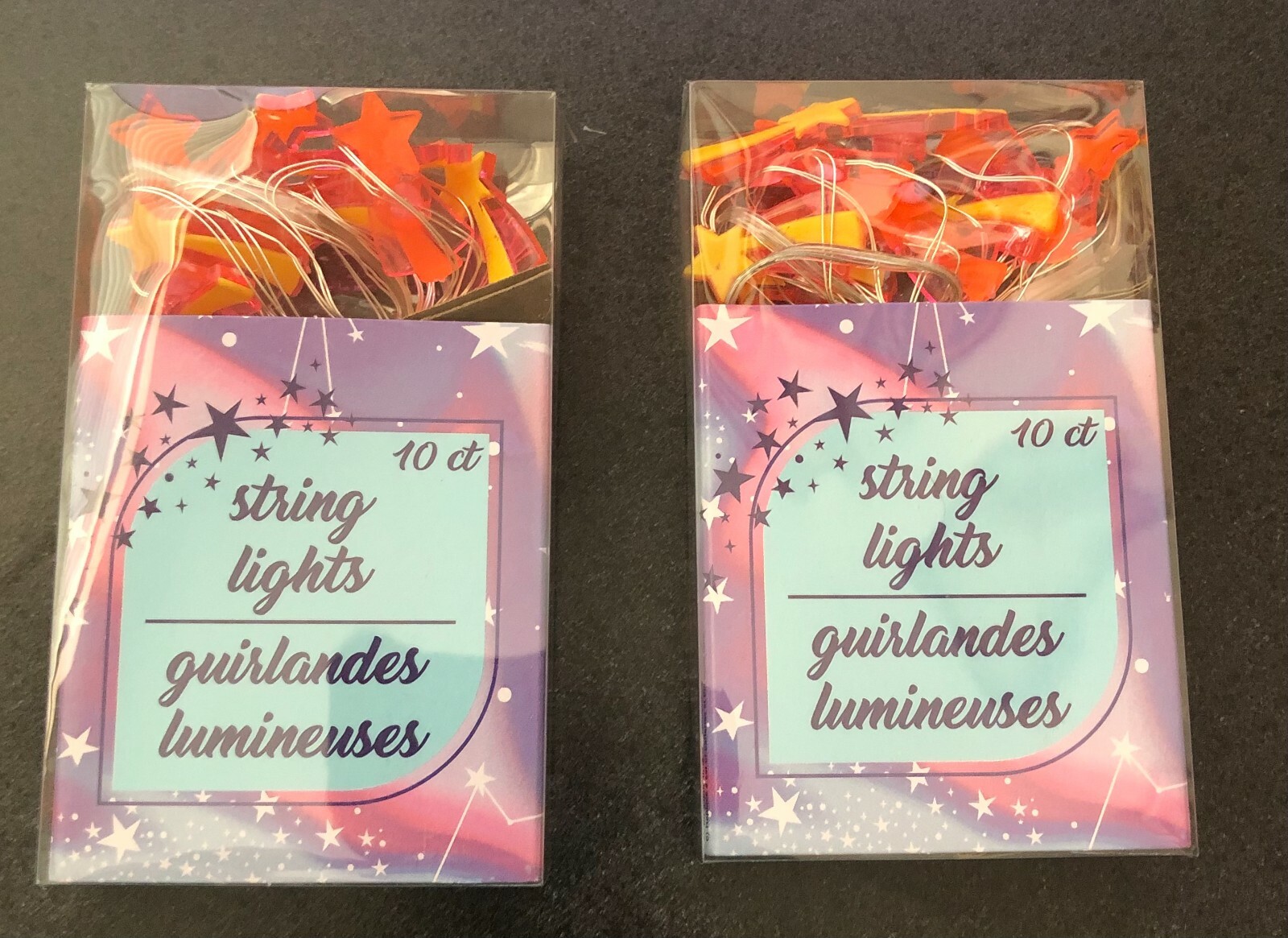 Lot 2 boxes Star Streak Operated LED Indoor Kids Bedroom String Lights
