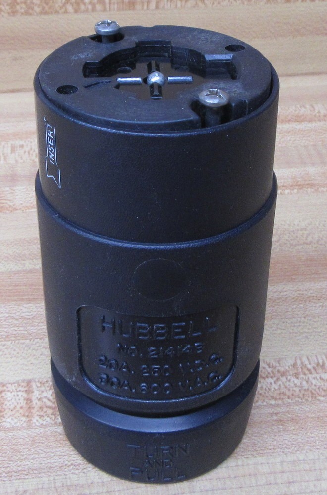 Hubbell HBL 21414B Connector Body 21414B (Pack of 6)