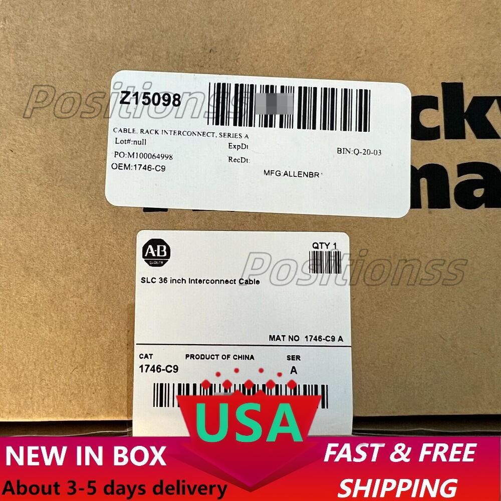 AB 1746-C9 SLC 36 Inch Interconnect Cable New Sealed Fast Shipping 1PCS