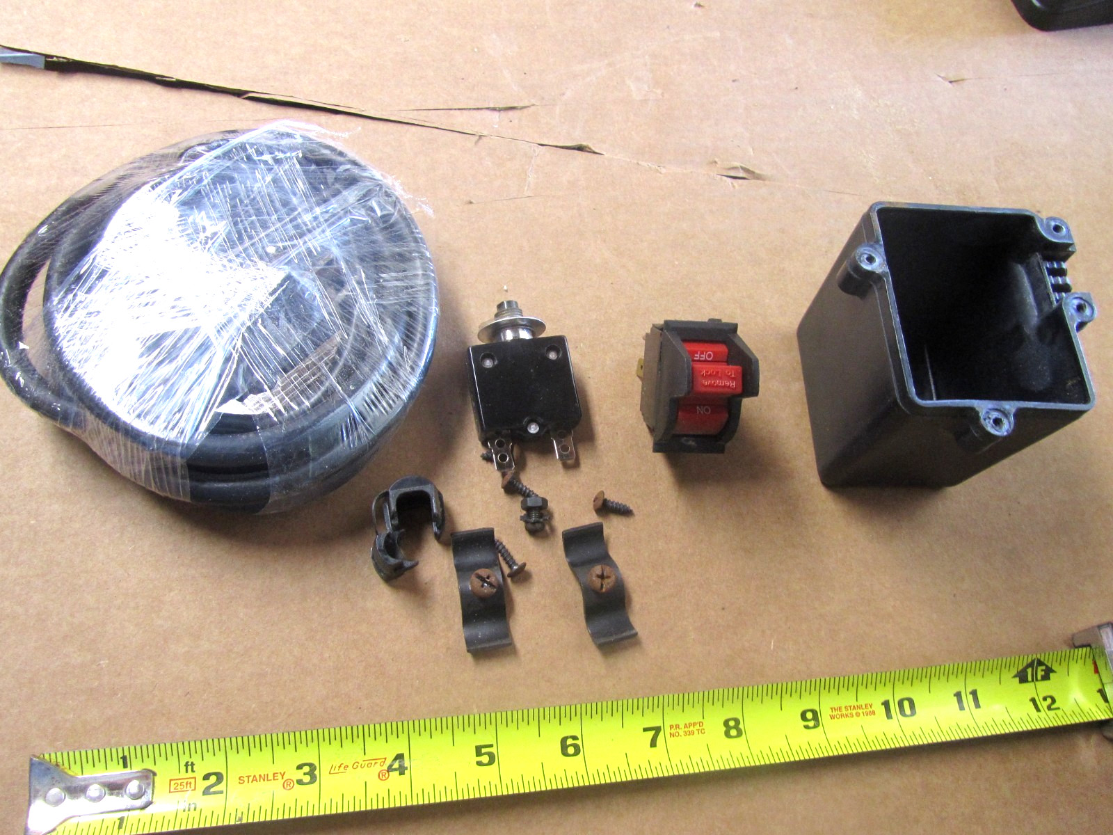 438-01-017-0140 Power Switch W/Breaker Cord Box For 10" Delta 34-670 Table Saw