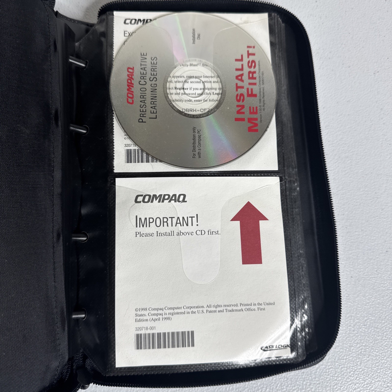 Vintage COMPAQ Presario Creative Learning Series - 26 CD-Rom Collection w/ Case