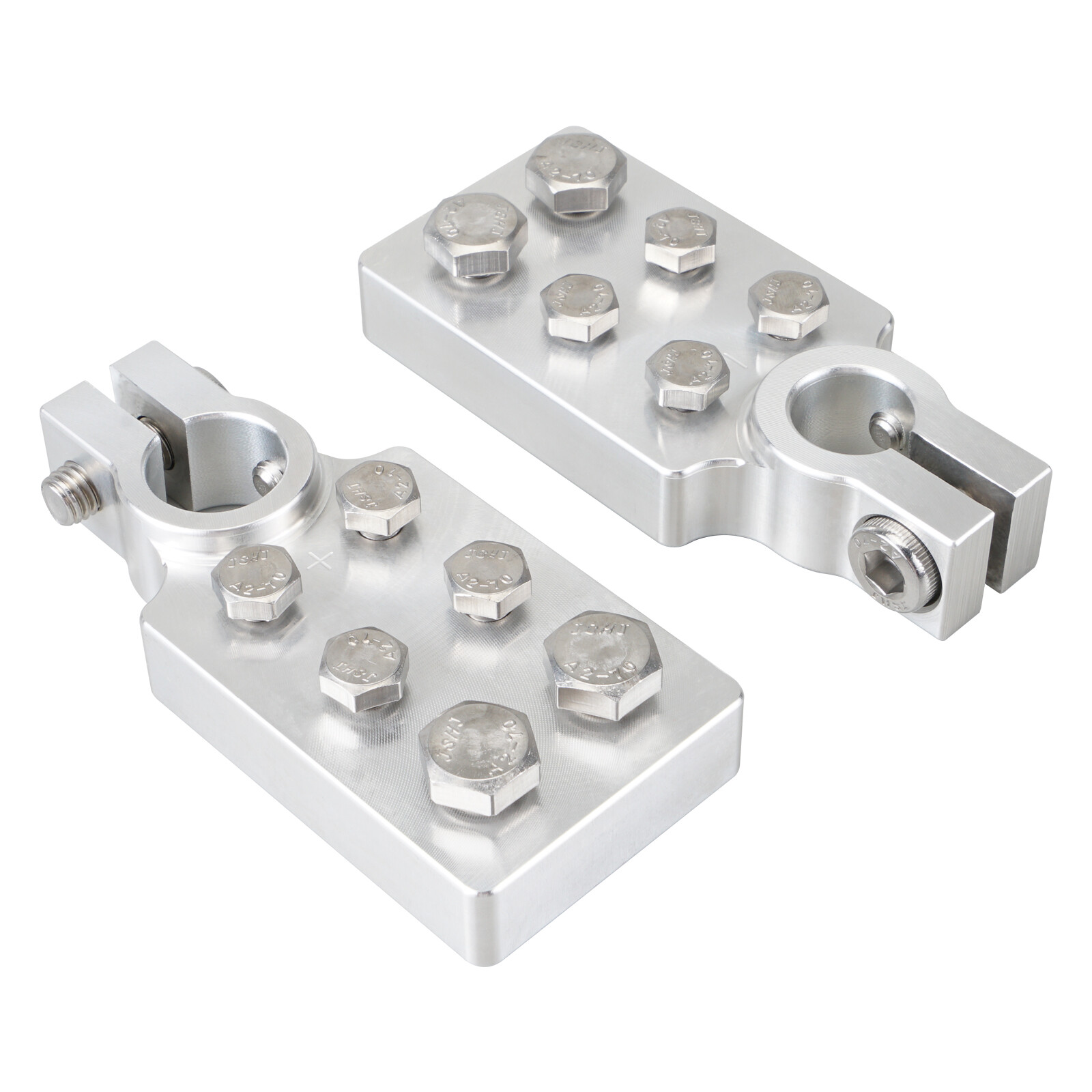 For Car Audio 6 Spot Flat Multi Connection Battery Terminals For SAE Post