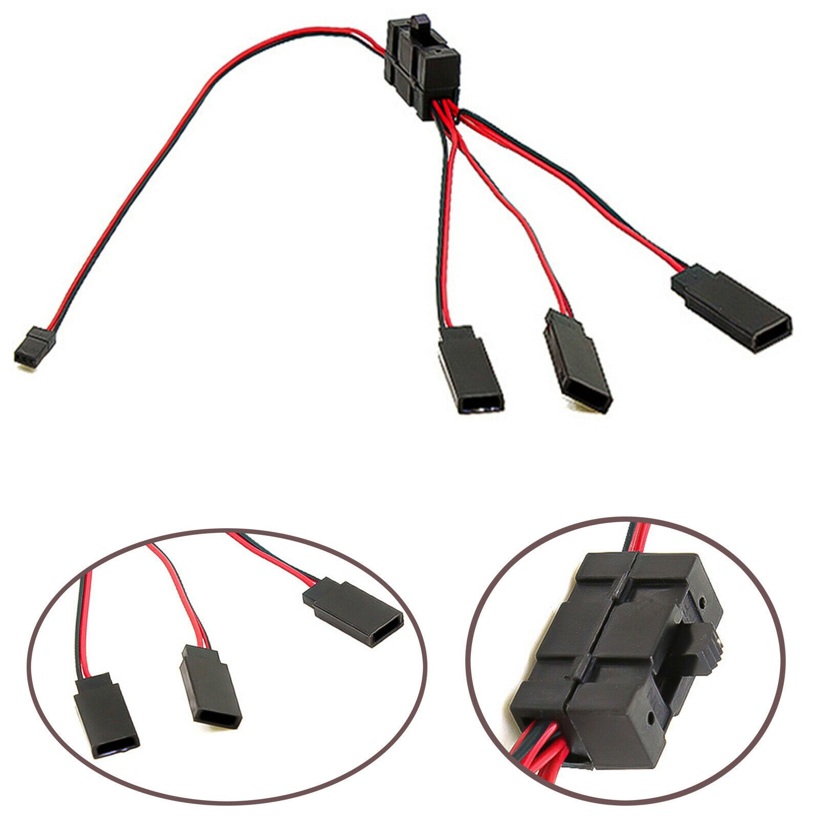 3-Way LED Light Switch Y Wire Cable Replace For 1/10 SCX10 TRX-4 RC Crawler Car