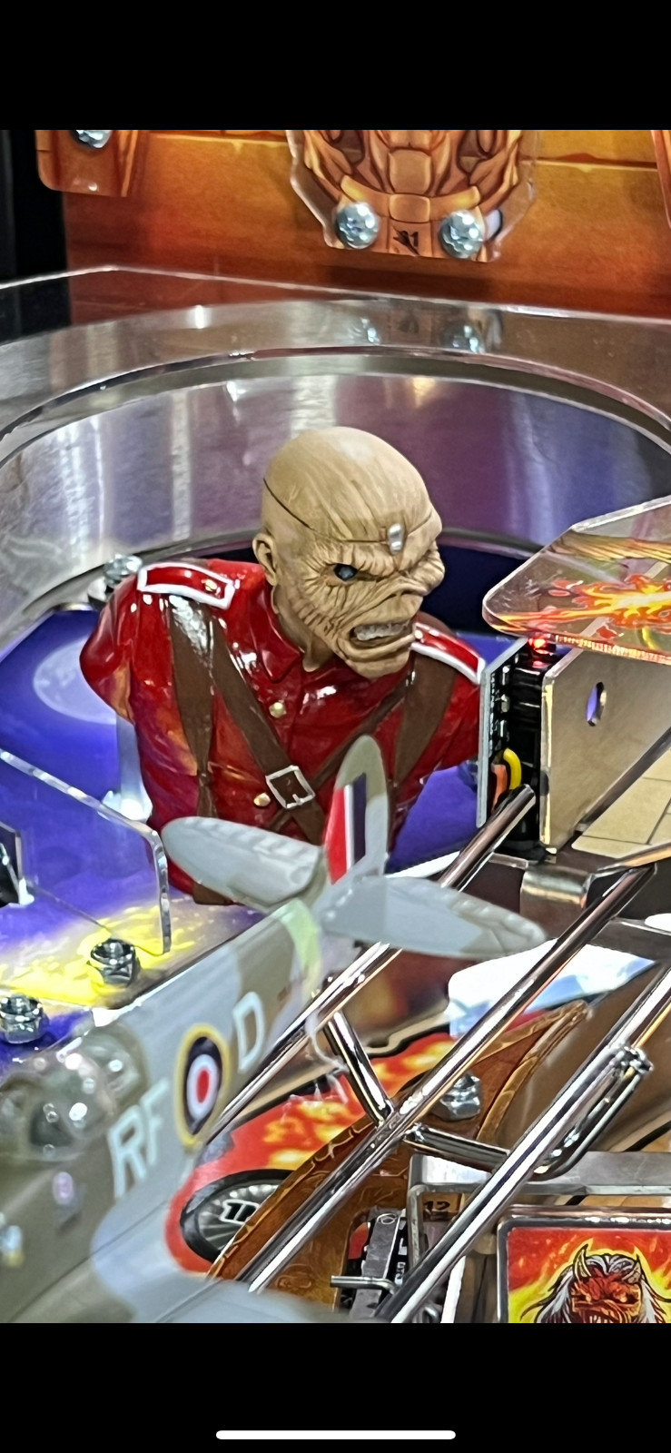 Iron Maiden pinball Eddie figure