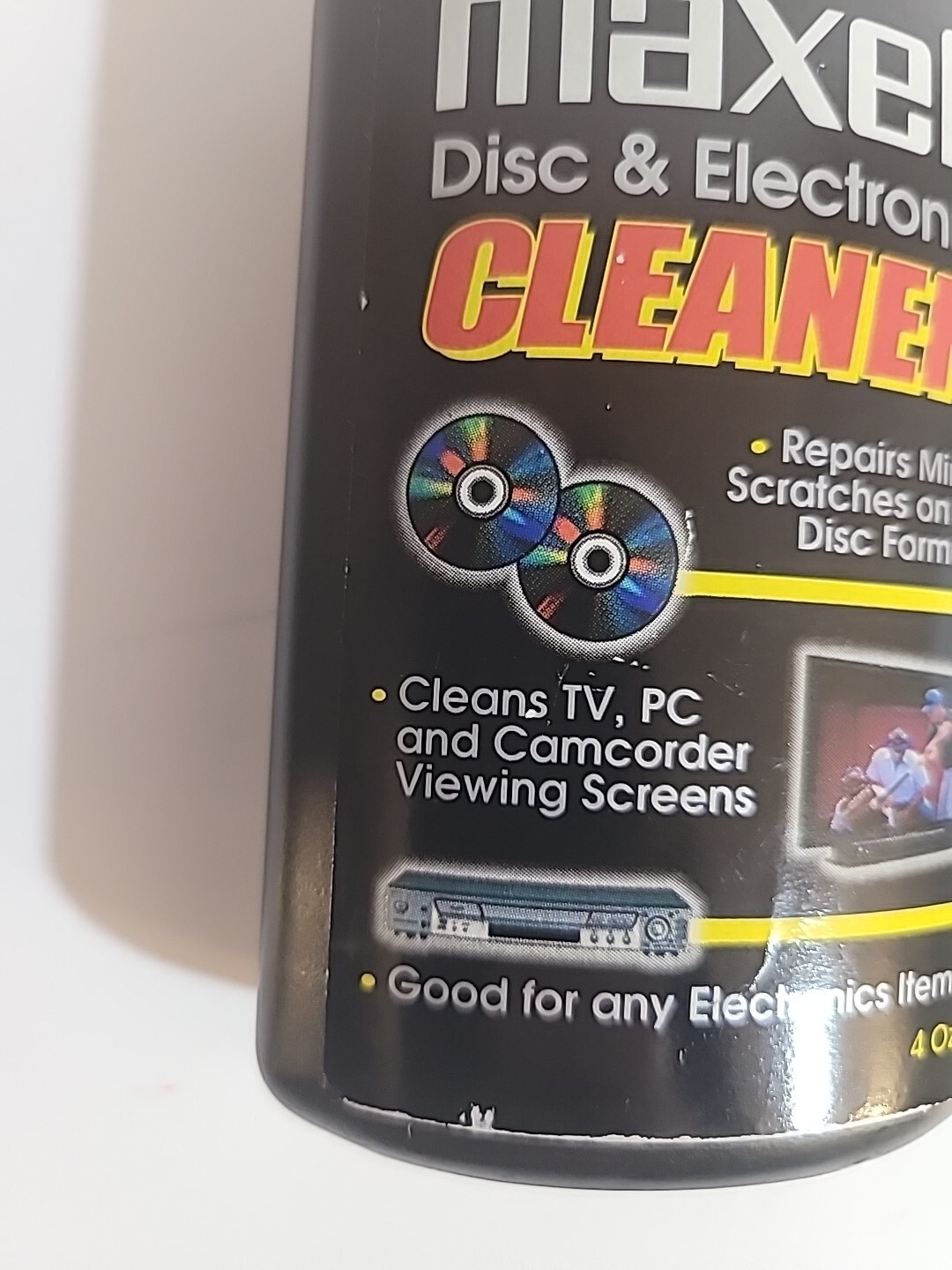 Maxwell Disc Electronic Cleaner 4oz Solution New