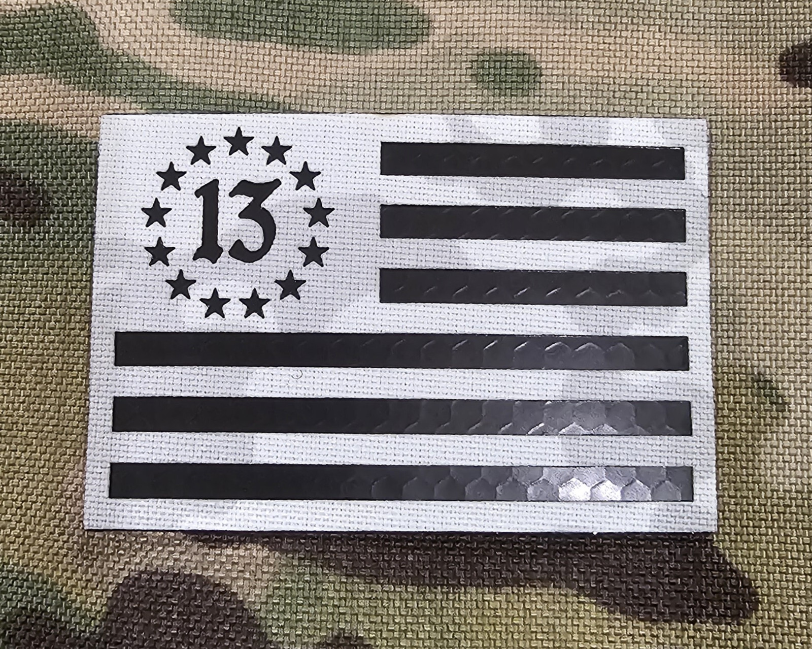 Thirteen Systems - 13 Colonies Snow Fleck / IR Patch - NOT SUPDEF WRMFZY KOOKS