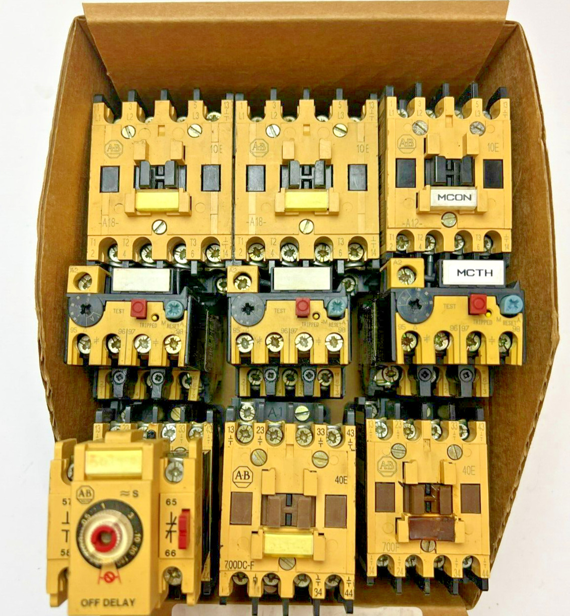 Allen Bradley 100-A18xxx 700DCxxx 700-Fxxx Lot of 6 - See Pictures