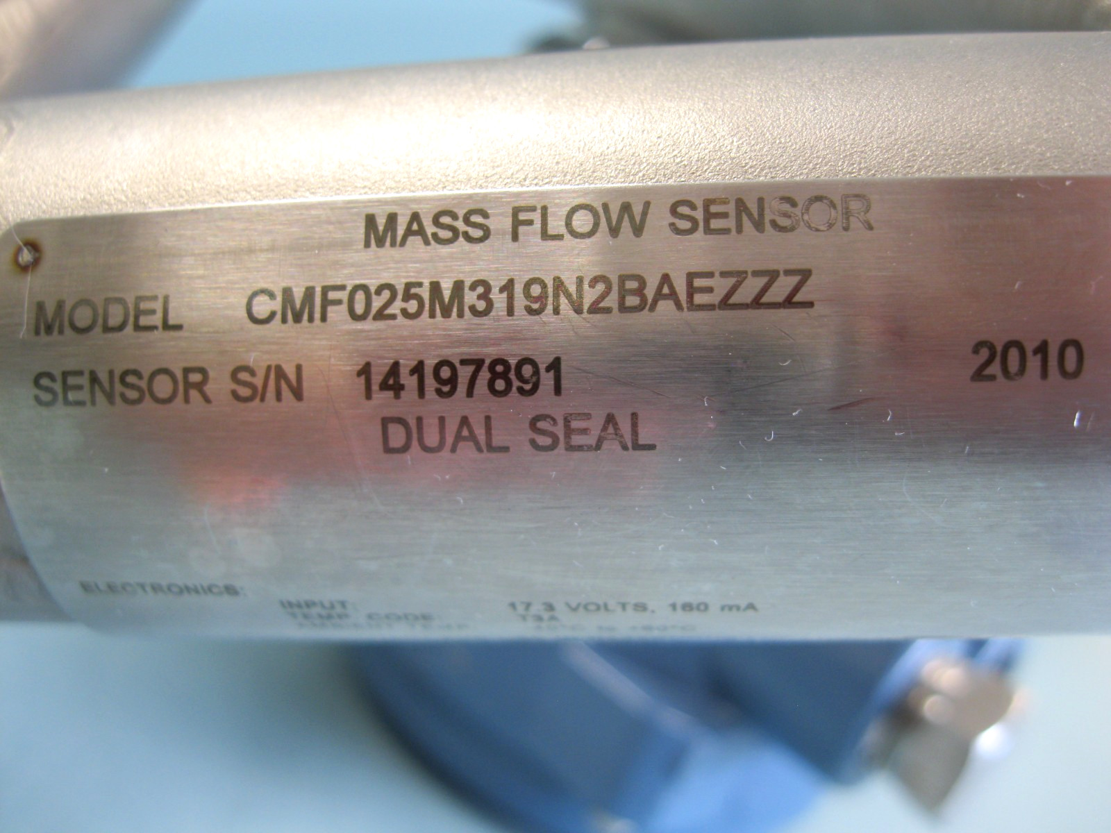 #8 VCO Micro Motion CMF025 Flow Sensor 800 Enhanced Core 2010 CALIBRATED H8