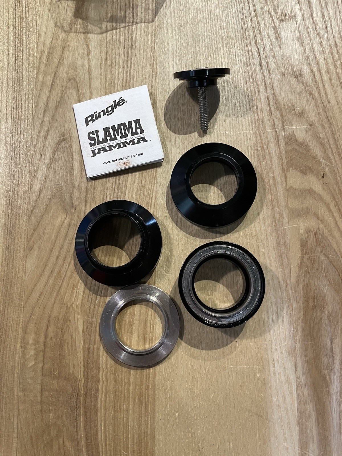 NIB Sun Ringle Slamma Jamma Threadless Headset 1-1/8" Black