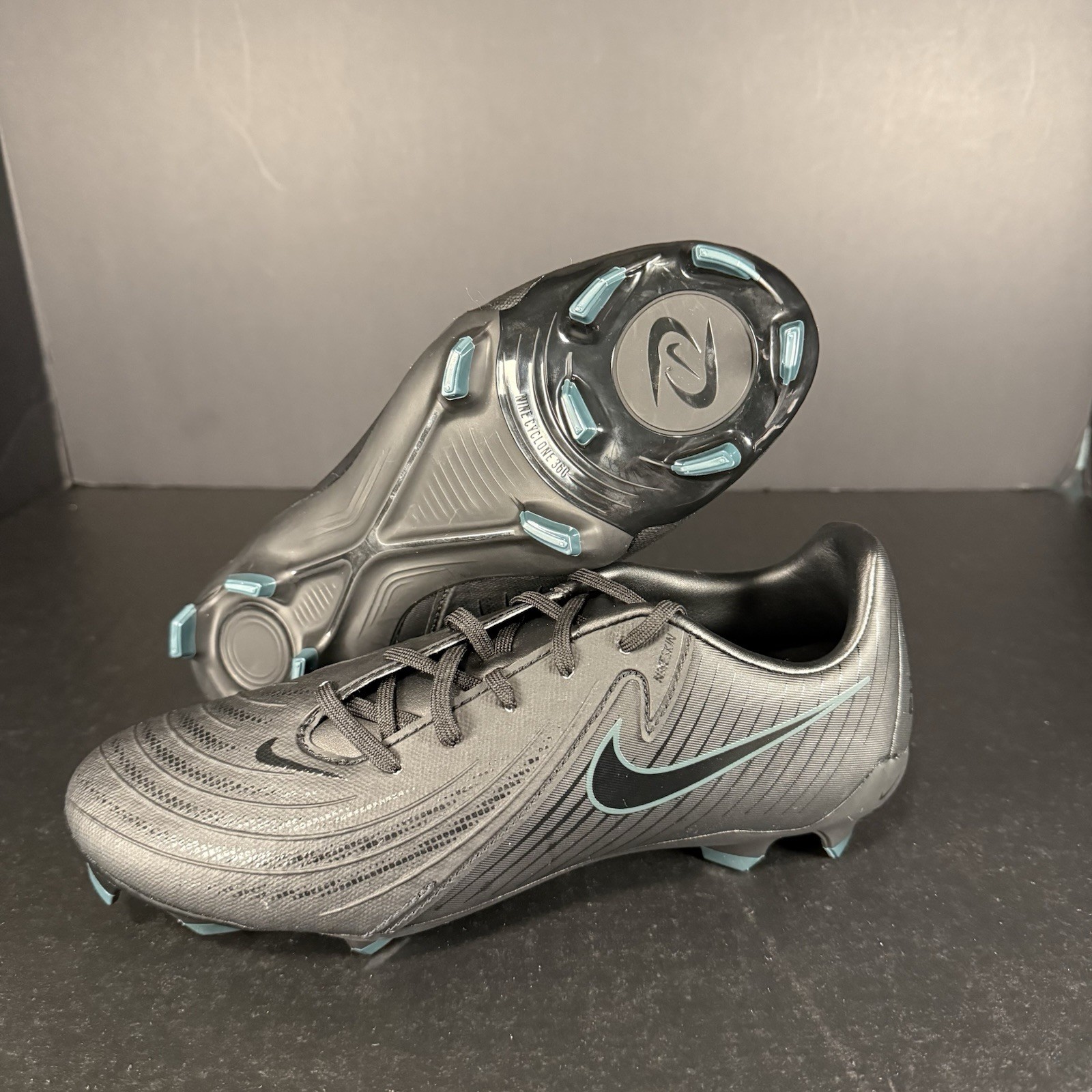 Nike Mens Size 6.5 Phantom GX II Academy FG/MG Cleat Black Soccer FD6723-002 New
