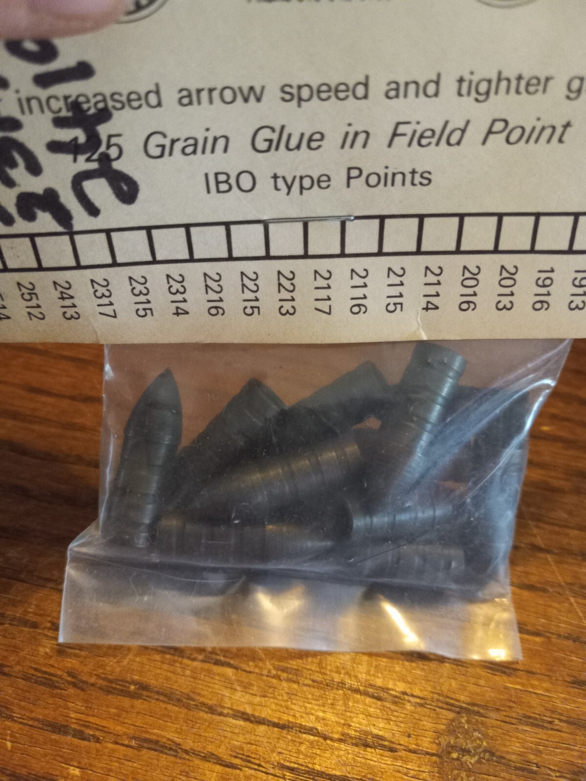 Ultra Products Archery  Points IBO Type 125 Grain Glue Field Points 12 Pieces