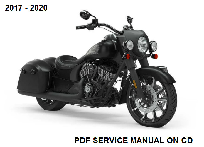 2019 2020 Indian Chief,Vintage, Springfield Dark Horse Service Repair Manual CD