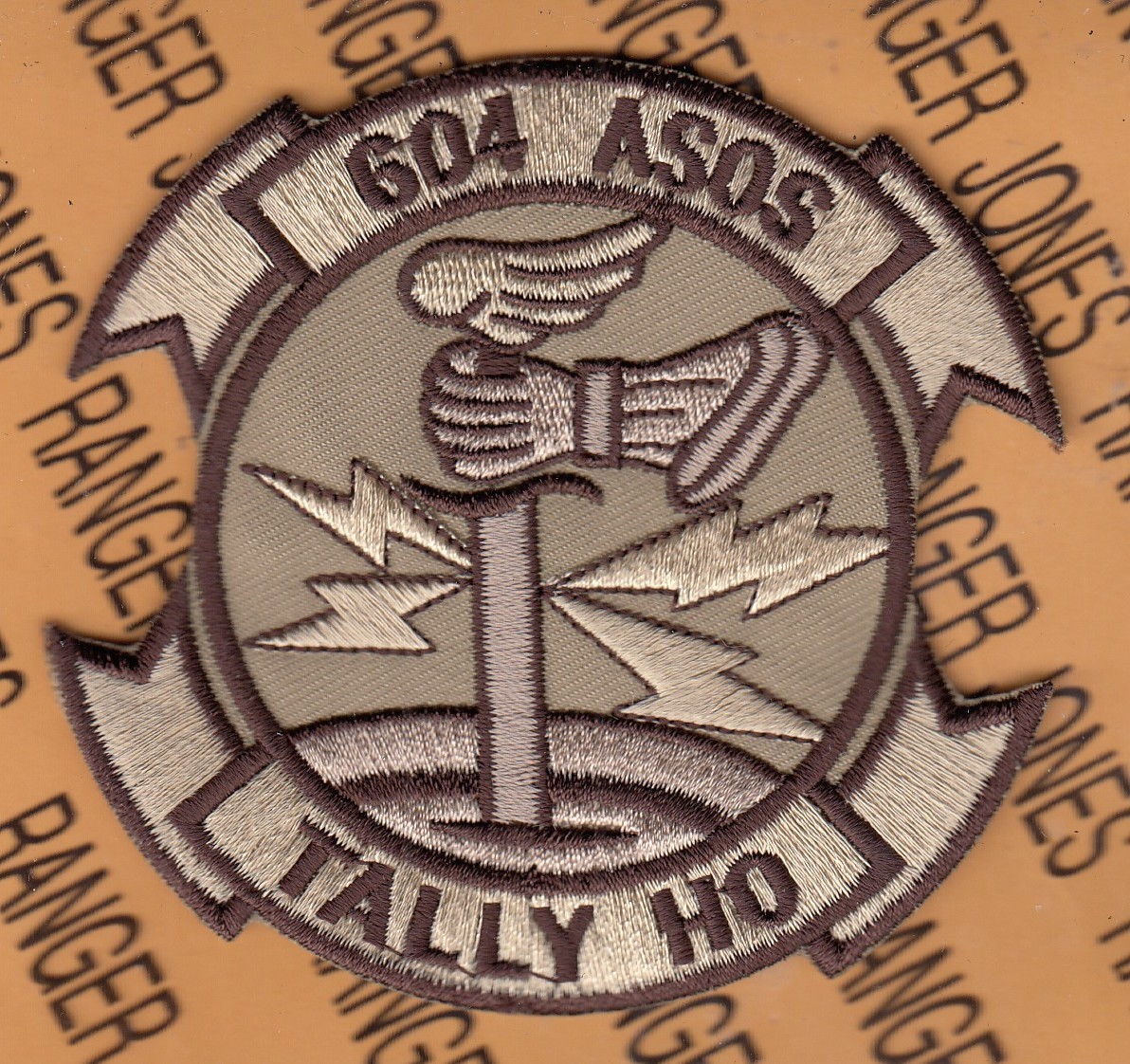 USAF Air Force 604th Air Support Operations Sq ASOS Desert DCU ~3.75" patch c/e