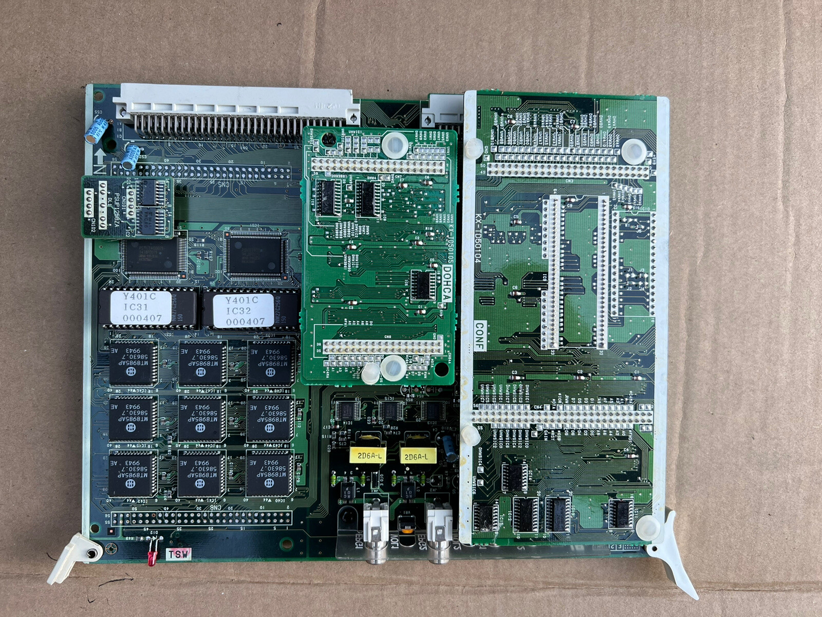 Panasonic KX-TD50102 Time Switch Card w/KX-TD50104 & KX-TD50105 *Refurbished*