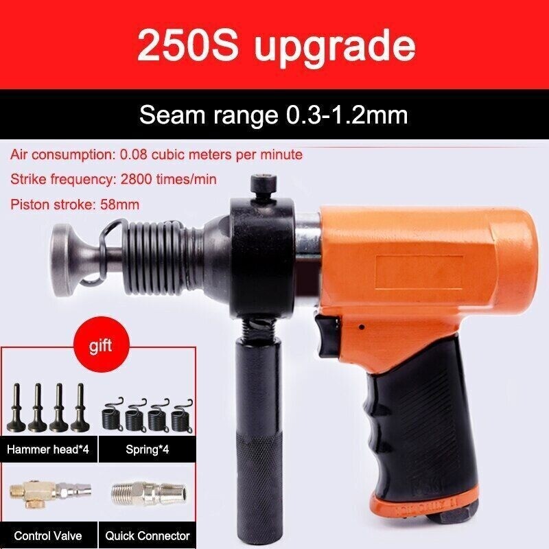 Knocking Hammer Duct Seaming Gun Tin Edge Sealing Pneumatic Seaming Machine