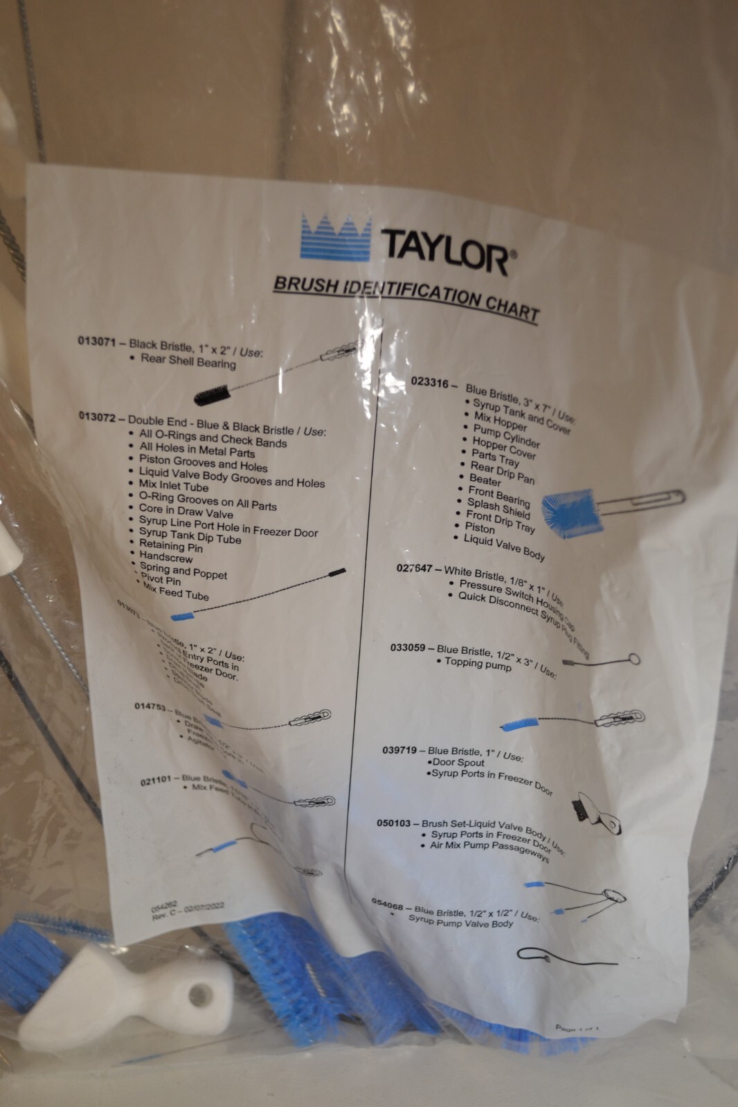 Taylor X44127 Shake Brush Kit