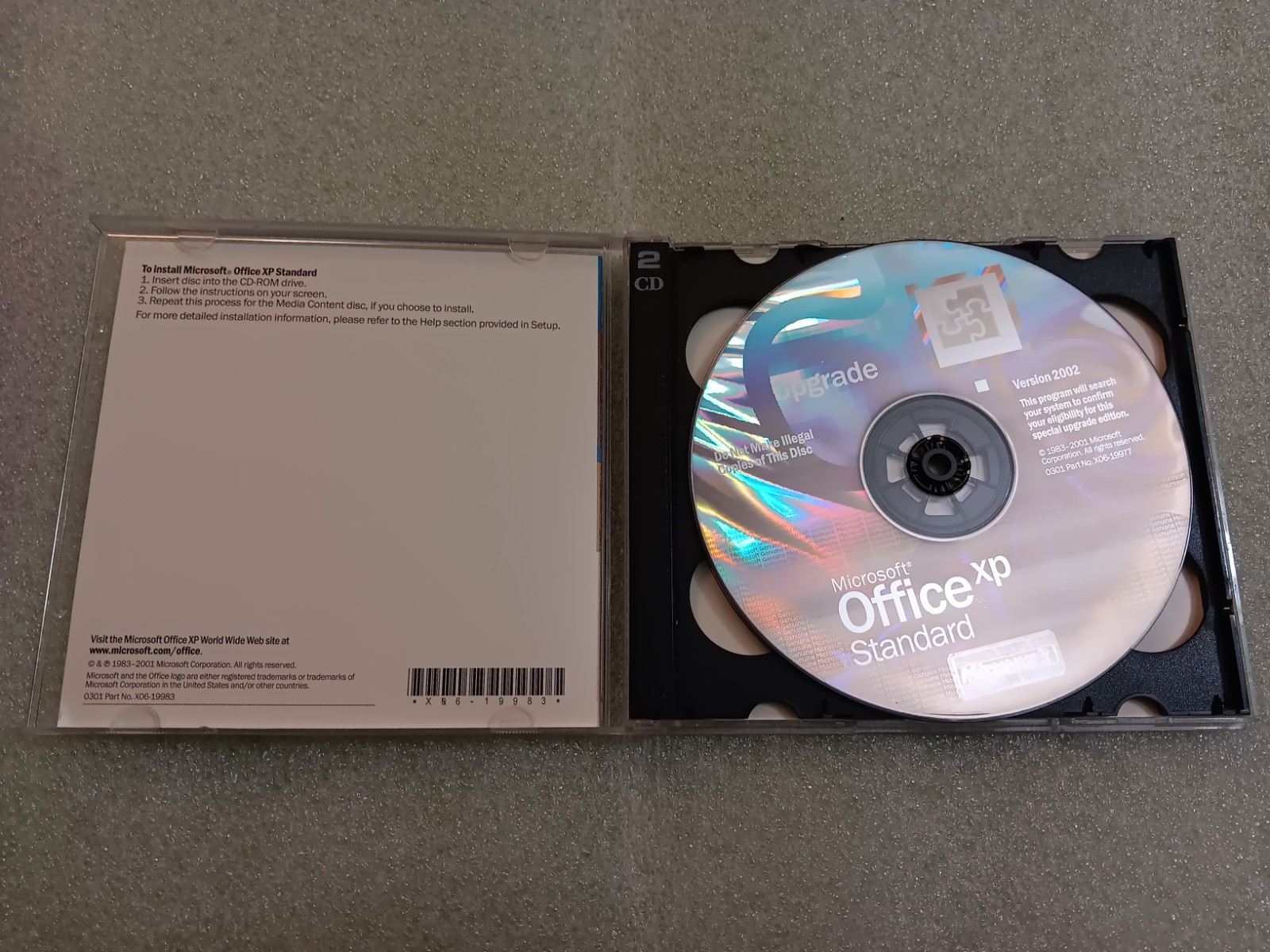 Microsoft Office XP Standard (Version 2002) With Product Key