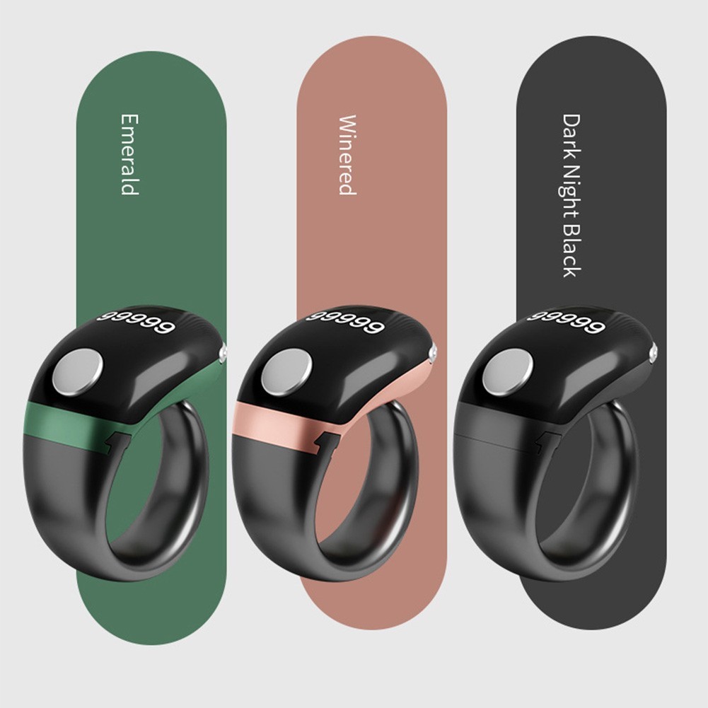 Rechargeable Tally Counter with Display and Adjustable Fit for All Users